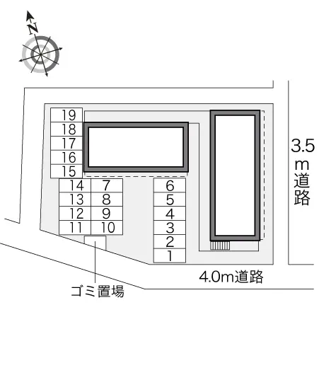 ★手数料０円★津市中河原　月極駐車場（LP）